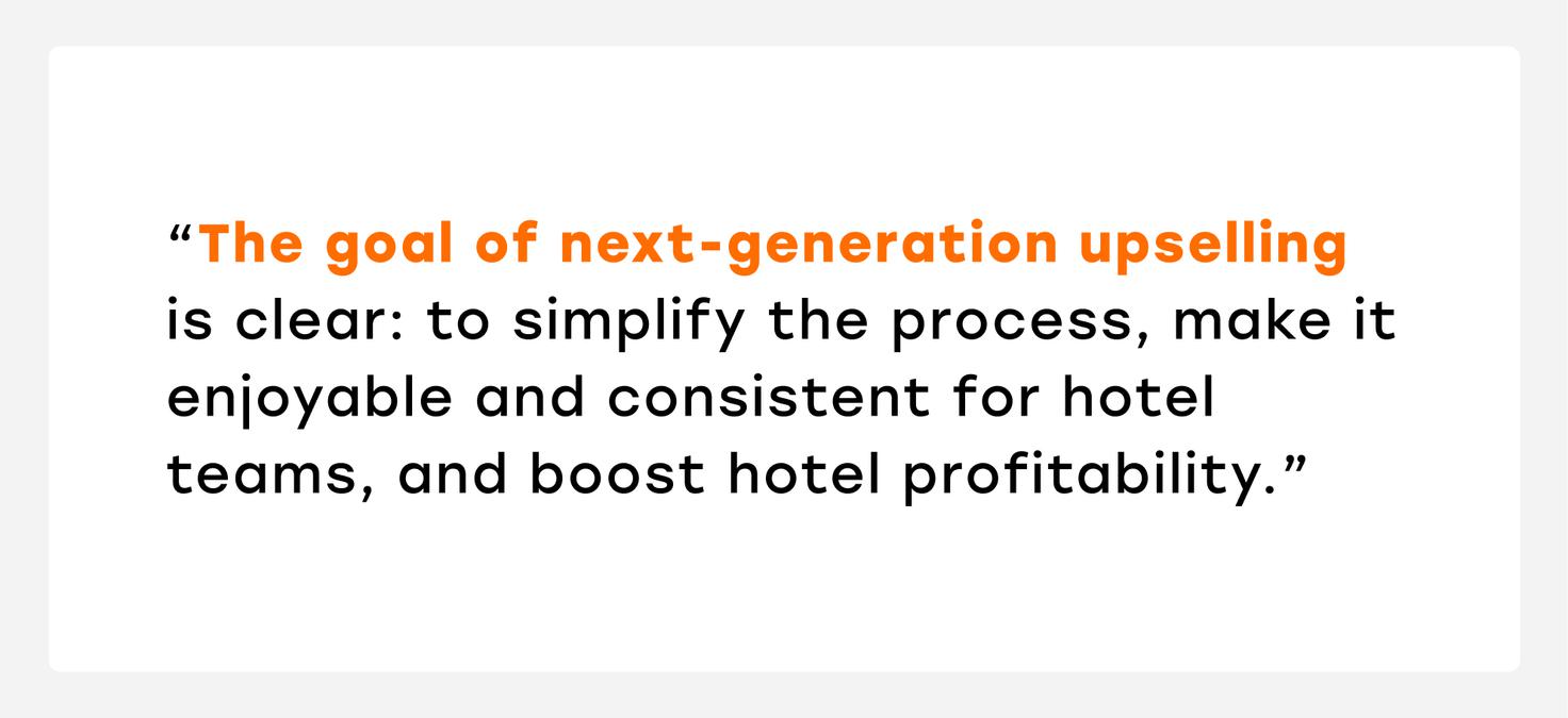 Hotel front desk upselling next generation vs traditional upselling