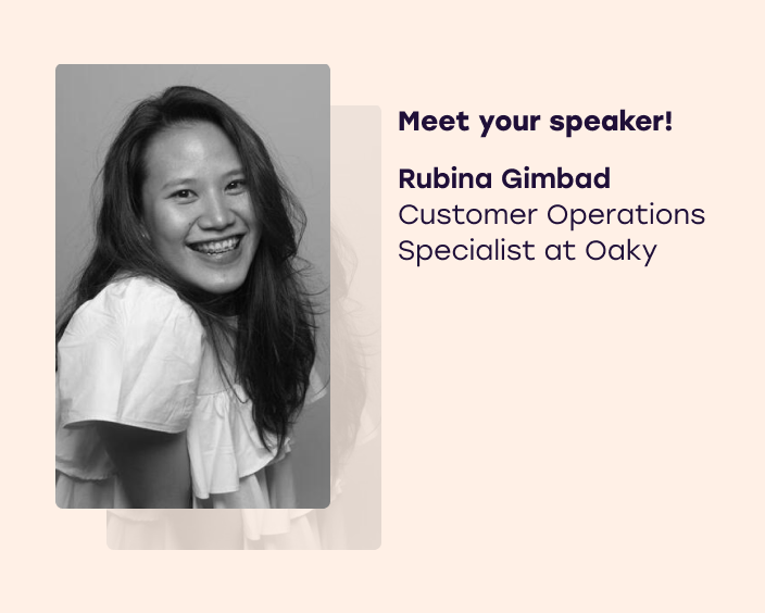 Meet your speaker Rubina