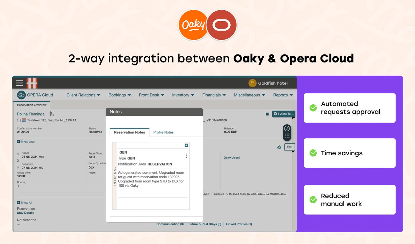 Oaky x opera Cloud