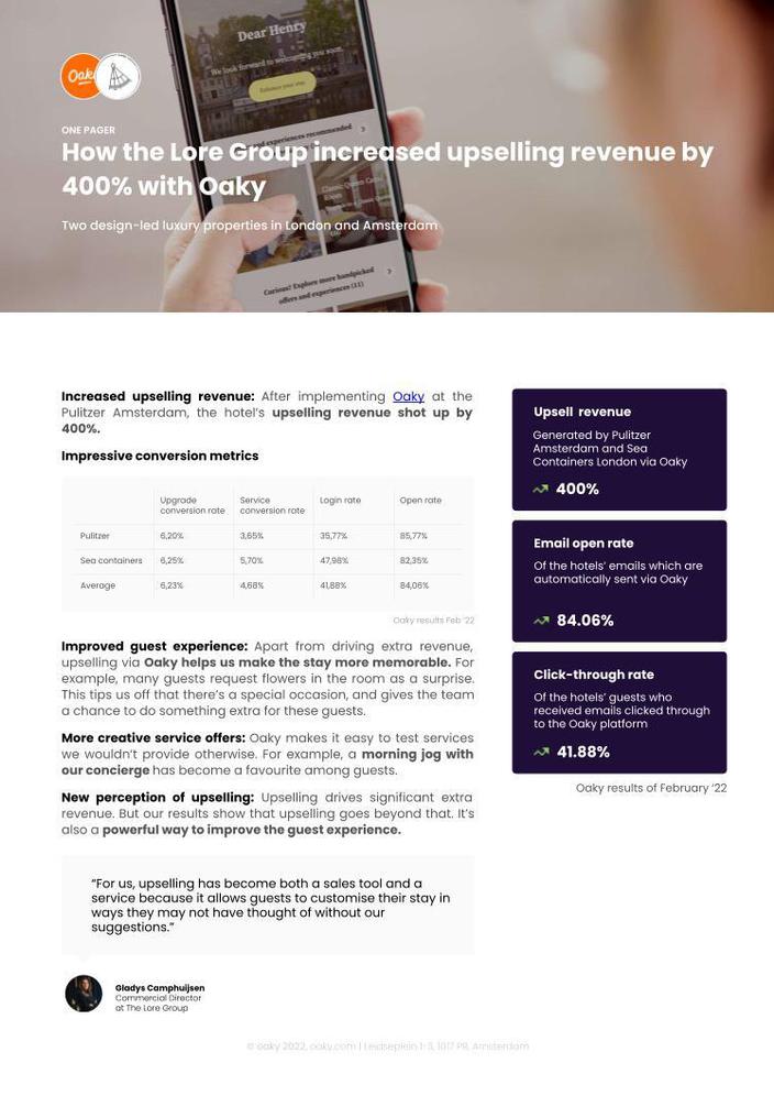 One pager Lore Group