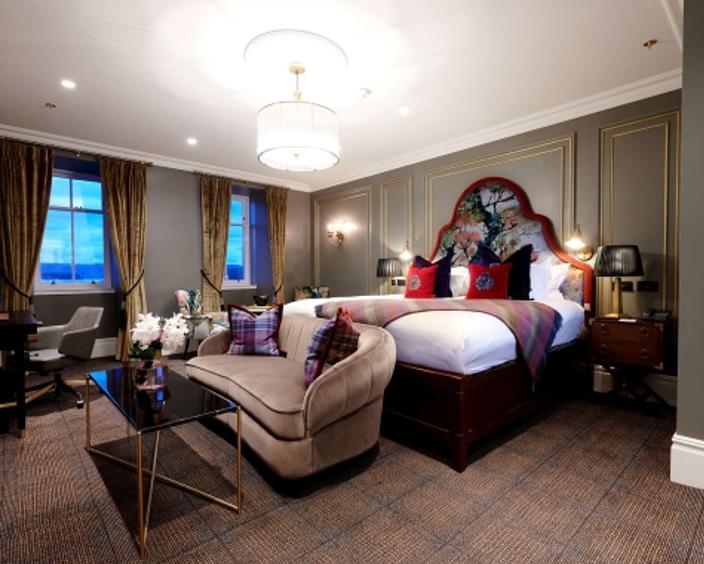 Bedroom loch view tower suite auld house 640x380