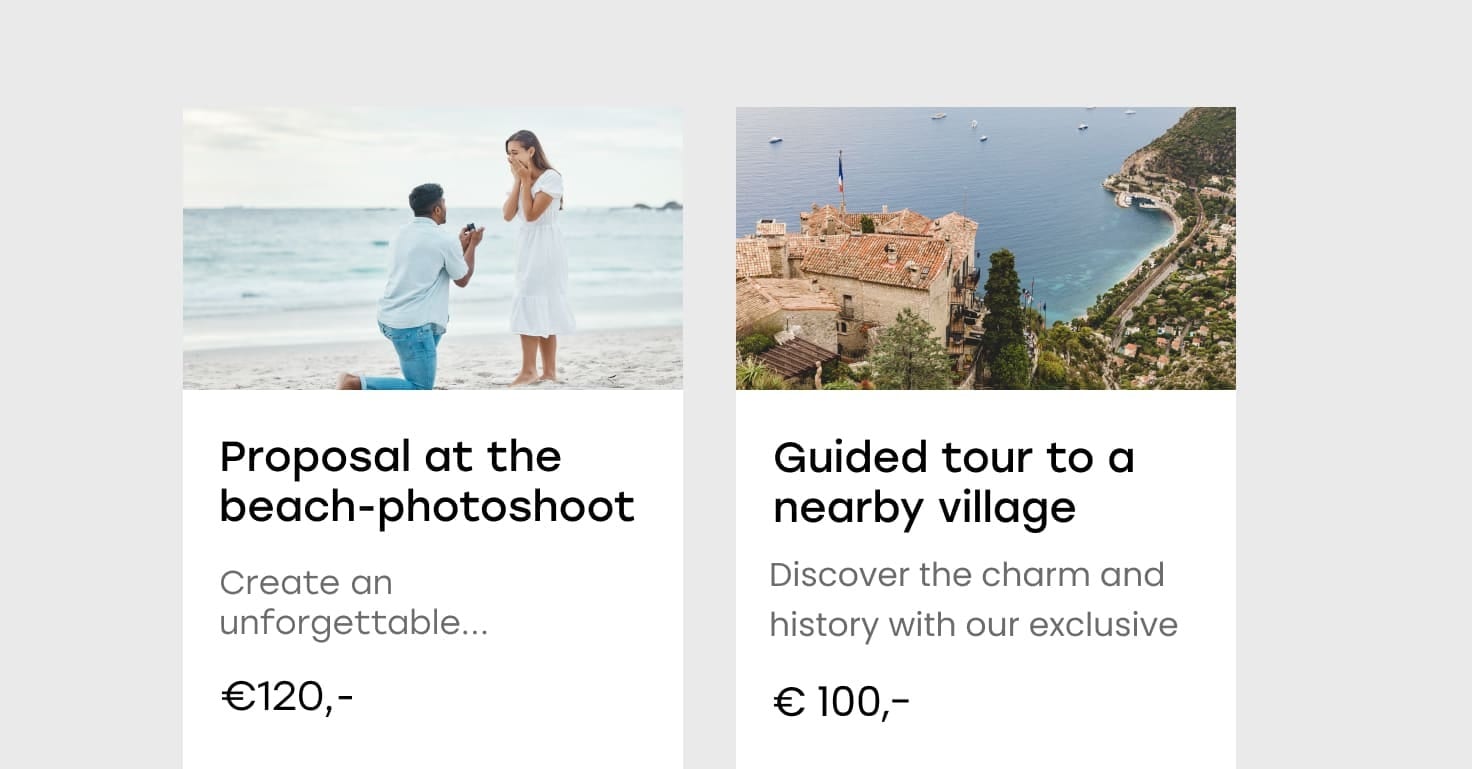 Special occasion hotel activities