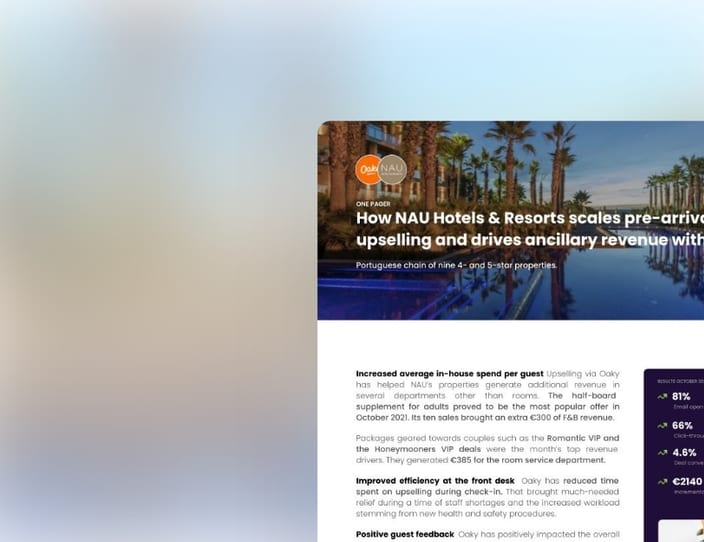 Case report NAU Hotels Resorts