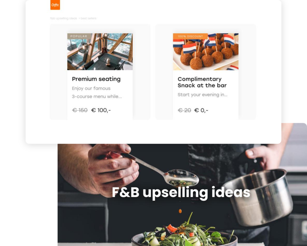 FB Hotel Upselling Ideas